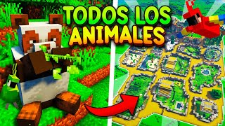 Construí un ZOOLÓGICO para cada ANIMAL en MINECRAFT 🦜🐸 [upl. by Austin983]