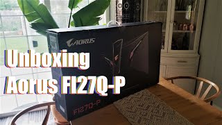 Unboxing Aorus FI27QP [upl. by Ng604]