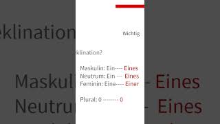 Aprender ALEMÁN La declinación en GENITIVO shorts aprenderalemán 🔴 [upl. by Poppas]