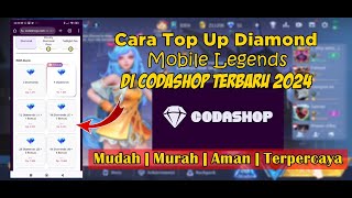 Cara Top Up Diamond Mobile Legends Di Codashop Pakai Pulsa Terbaru 2024 [upl. by Egrog]