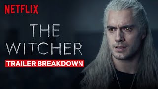 The Witcher Trailer Breakdown  Netflix [upl. by Yezdnil]