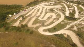 Motocross Sangatte by drone62 [upl. by Ydnat]