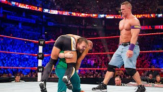 John Cena and Hornswoggle team up Royal Rumble 2011 [upl. by Laroy]