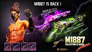 M1887 Skin Event Confirm Date 😮  Free Fire New Event  Ff New Event  New Event Free Fire [upl. by Etta]