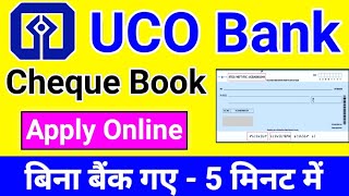 Uco Bank New Cheque Book Apply Online Full Process  How To Apply New Cheque Book From Uco Bank [upl. by Aihtela]