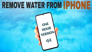 Sound To Remove Water From iPhone Speaker ONE HOUR [upl. by Ertha]