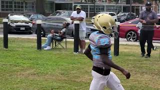 12U PORTSMOUTH BRUINS27 VS 12U CHURCHLAND TIGERS BLACK🍩 SEVA POPWARNER 🏈 [upl. by Ahders512]