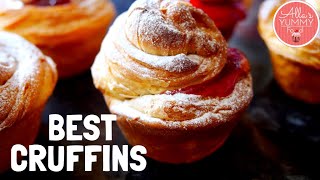 How to make Easy Cruffins  BEST CRUFFIN RECIPE EVER [upl. by Jone]