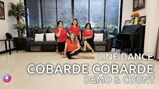 COBARDE COBARDE  Demo amp Count   Line Dance [upl. by Darryl]