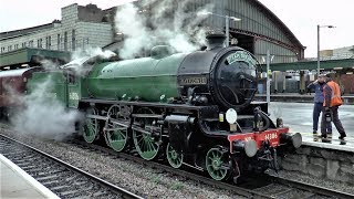 61306 Mayflower Hauling The Cathedrals Express At Bristol Temple Meads  070319 [upl. by Ilagam456]