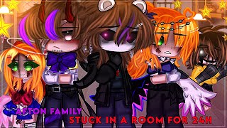 Afton Family stuck in a room for 24 hours  remake  Gacha Club  Afton Family [upl. by Riana]