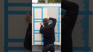 Composition 33 Aerosol Paint on Canvas timelapse [upl. by Ajim]