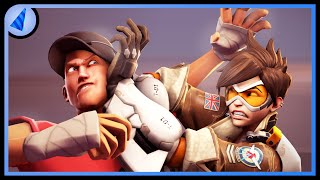 Overwatch vs TF2 SFM [upl. by Lorusso952]