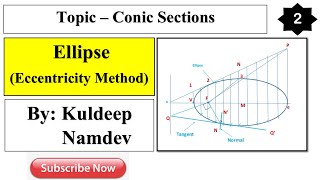 2 Ellipse GeneralEccentricity Method [upl. by Aihpledalihp]