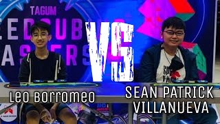 LEO BORROMEO vs SEAN PATRICK VILLANUEVA 2023  RUBIKS CUBE CHAMPIONSHIP [upl. by Persian]