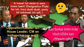 Eheuhei Opposition Leader VS House Leader inchapcharna pui rapthlak chu [upl. by Flossy]