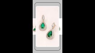 Princess Long Emerald Earrings  SIA412346 [upl. by Aivilys839]