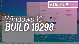 Windows 10 build 18298 Handson with Security key File Explorer Cursor Colors Notepad and more [upl. by Bancroft]