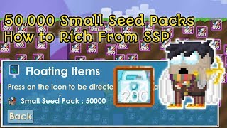 How to Profits from SSP 50000 Small Seed Packs  Growtopia [upl. by Yeldud]