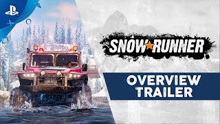 SnowRunner  Overview Trailer  PS4 [upl. by Sterner193]