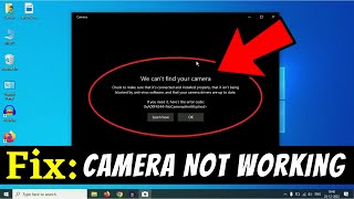 How To FIX Camera NOT Working on Windows 10  Quick Fix [upl. by Ultann]