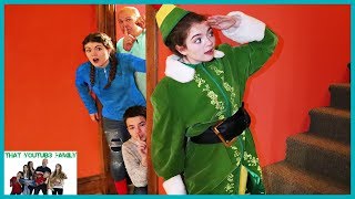 Buddy The Elf Hello Neighbor In Real Life  That YouTub3 Family I Family Channel [upl. by Oemac]