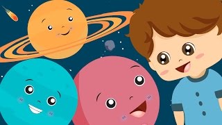 The Planet Song  Nursery Rhyme With Lyrics  Solar System Song For Children [upl. by Llemej]