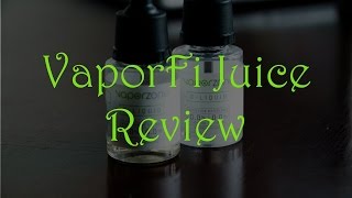 Vapor Fi Juice Review [upl. by Arrek]