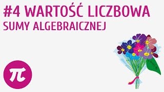 Wartość liczbowa sumy algebraicznej 4  Sumy algebraiczne [upl. by Ause217]