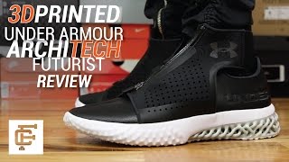 UNDER ARMOUR ARCHITECH FUTURIST 3D PRINTED SHOE REVIEW [upl. by Aisha]