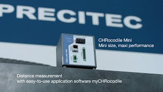 Setup of a distance measurement with CHRocodile Mini and application software myCHRocodile [upl. by Llatsyrk186]