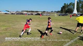 12U  Bronson Player Highlights  Game 2  Bronson VS Gilchrist  Final Score  53 [upl. by Farand694]