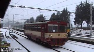 Czeskie koleje w Lichkovie Czech railway in Lichkov Tschechische Eisenbahn in Lichkov [upl. by Canon]