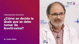 ¿Cómo se decide la dosis que se debe tomar de levotiroxina [upl. by Jobey178]