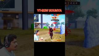 1vs4 SANKI 444 reaction Gyan gaming gyangaming sanki444 shorts freefire raistar [upl. by Raycher714]