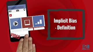 Implicit Bias  Definition [upl. by Edyaj]