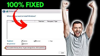 How to Fix We Couldn’t Find Any Drives when installing Windows 10 or Window [upl. by Artenahs]