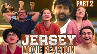 JERSEY Movie Reaction  Part 2  Nani  Shraddha Srinath  Sathyaraj  MaJeliv India [upl. by Aleuqahs]