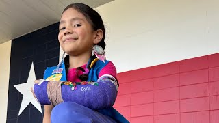 Marceline The Lipan Apache Tribe of Texas volunteering at our Annual spring homecoming POW WOW [upl. by Elayne142]