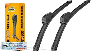 AUTOBOO 26quot 16quot Windshield Wiper Blades Premium AllSeasons OEM Quality Wipers Review [upl. by Thurstan]