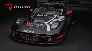 🟠RENNSPORT  Bruno Ellis tests Porsche 911 Gt3 R 992 at Road Atlanta [upl. by Nireves]