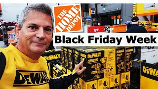 Home Depot NEW BLACK FRIDAY Flyer Best Tool Deals Dewalt [upl. by Mcmillan]