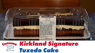 Kirkland Signature Tuxedo Cake Costco Food Review [upl. by Madoc]