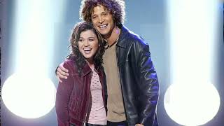 Justin Guarini  Timeless duet with Kelly Clarkson LyricLetra Dale Music [upl. by Corene]