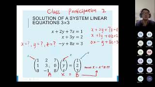 Solve SLE using inverse Matrix Method [upl. by Ybor]