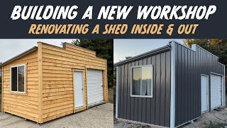 Transforming an Amish Shed into a Workshop [upl. by Roshelle456]