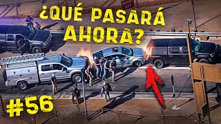 Persecuciones policiales en EEUU pone en peligro al perseguidor y a los automovilistas [upl. by Myers]