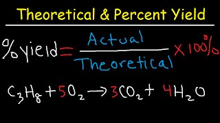 How To Calculate Theoretical Yield and Percent Yield [upl. by Ahsiek]