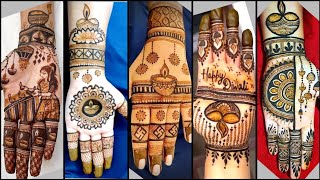 Diwali special mehndi design karva chauth mehndi design bharwa mehndi designs easy mehandi design [upl. by Carmena]