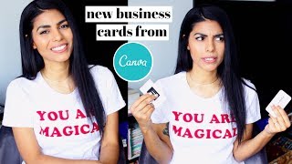 Canva Business Card Printing Review  A Few Updates [upl. by Warenne]